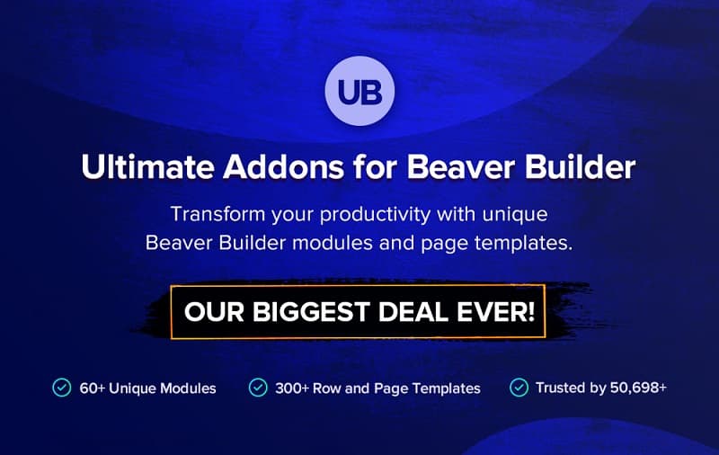 Ultimate Addons for Beaver Builder Black Friday: 30% Discount on All Plans
